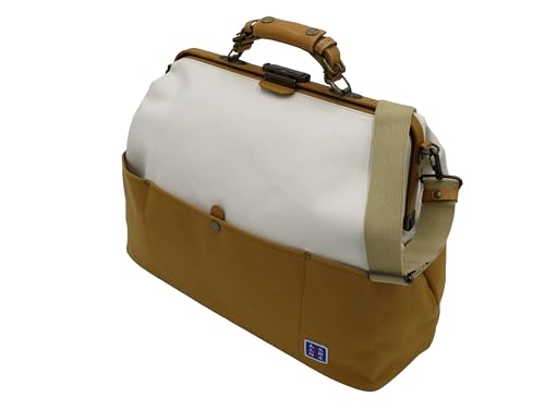 Two-Tone Fashionable Canvas Dareth Boston Bag2