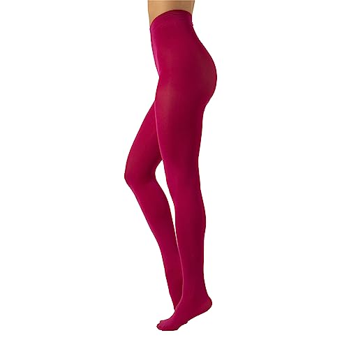Image of CALZITALY Opaque Colour Tights - 80 DEN Thick Tights, Microfiber Pantyhose, S - 4XL Available in Plus size - Italian Hosiery
