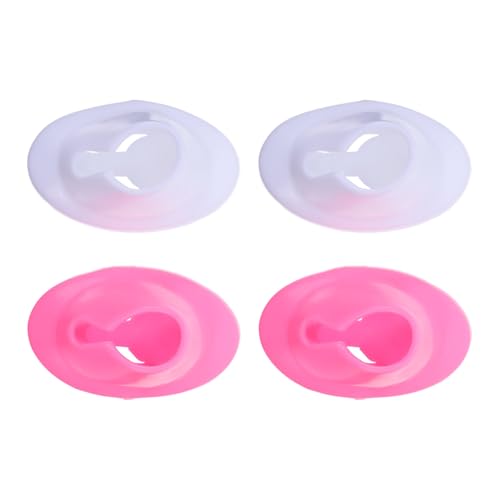 Soporte de esmaltes inclinado de silicona para pintar uñas con estabilidad y comodidad