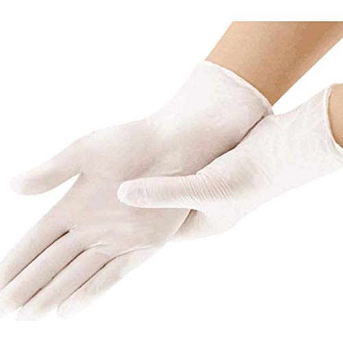 Any leampp Disposable Gloves Medium Food Safe Latex Free Nitrile Sterile Disposable Powder-free Gloves Kitchen/Work/Garden Rubber Gloves 100pcs (Size : M)