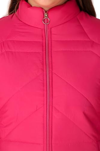Image of Brazo Girls and Women's Puffer Regular Jacket For Winter Wear | Hooded Neck | Full Sleeve | Zipper | Casual Jacket For Woman & Girl | Western Stylish Jacket For Women