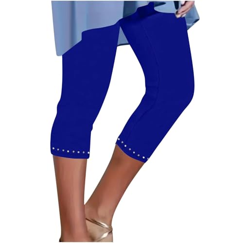 Pantalones capri recortados para mujer, casuales, de verano, leggings recortados para mujer, talla grande, holgados, holgados, anchos, pantalones de verano, pantalones deportivos de pierna recta