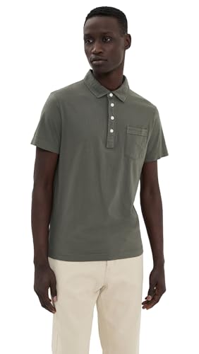 Billy Reid Men's Pensacola Polo, Washed Grey, L