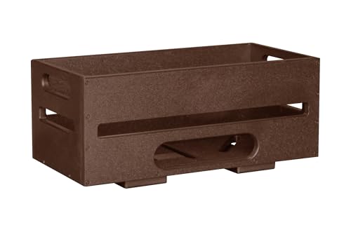 GB200BRN Recycled Plastic Brown Range Ball Crate Dispenser (250 Balls),