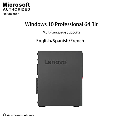 Lenovo Thinkcentre M910S Sff Desktop Computer With Intel Core I5-6500 Up To 3.6Ghz, (8Gb Ram, 512Gb Ssd), Wifi, Bluetooth, Keyboard And Mouse, Windows 10 Pro (Renewed) #TOP3