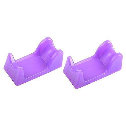 HAPINARY 2 Piezas Soporte clavo de uñas kit de manicura accesorios manicura Accesorio para manicura estante de plastico estante de almacenamiento de escritorio abdominales de plastico