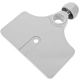 HOMSFOU Infusionsständer Tablett aus Abs Kunststoff Aufbewahrungsplatte für Infusionsflaschen Kompatibel mit 25/32mm Ständer Langlebig und Glattkanten für Klinik und Krankenhaus