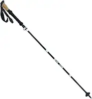 NTK, Bastão de Caminhada TREK RACE Alumínio 7075 135cm Trilhas e Aventuras, Preto