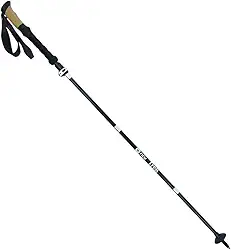 NTK, Bastão de Caminhada TREK RACE Alumínio 7075 135cm Trilhas e Aventuras, Preto