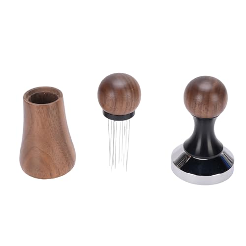 Distribuidor de café tipo aguja Greensen con base roscada de madera 6