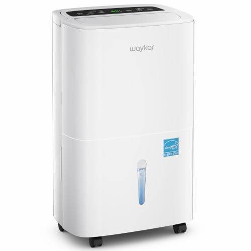 Image of Waykar 140 Pints Energy Star Dehumidifier for Basement up to 6,500 Sq. Ft. | Self-Drying, 1.85-Gallon Water Tank with Drain Hose, Ideal for Commercial and Industrial Room, Warehouse, Storage, Garage