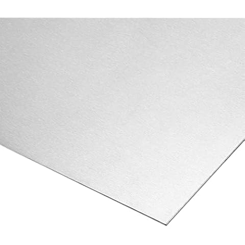 sourcing map 2Stk.Aluminiumblech 300mm x 150 mm x 1mm Dicke 6061 T6 Aluminiumblech Cover