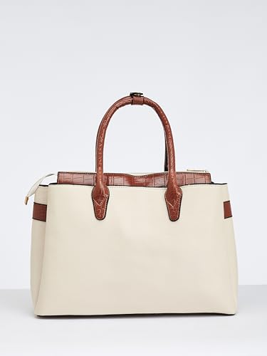 Image of Fargo Roam Handbag for Women | Vegan Leather with 15-Inch Laptop Compartment, RFID Pocket, Smooth Zip & Premium Look | Stylish Office, College & Travel Bag | Made in India