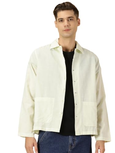 Image of Thomas Scott Men's | Solid | Full Sleeve | Regular Fit | 100% Cotton | Double Pocket | Spread Collar | Casual Shirt