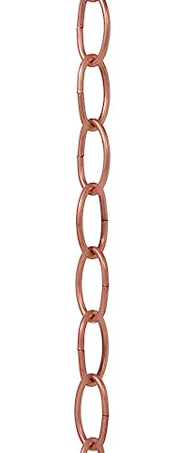 Image of B&P Lamp Copper Finish 8 Gauge Oval Chain