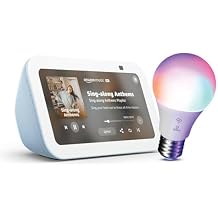 Echo Show 5 with Globe Electric Smart Bulb