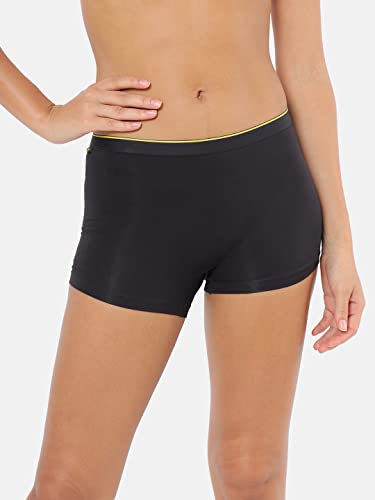 Image of Bummer Women's Solid Micro Modal Boyshorts Panties | Soft & Breathable Underwear | Combo Pack of 2