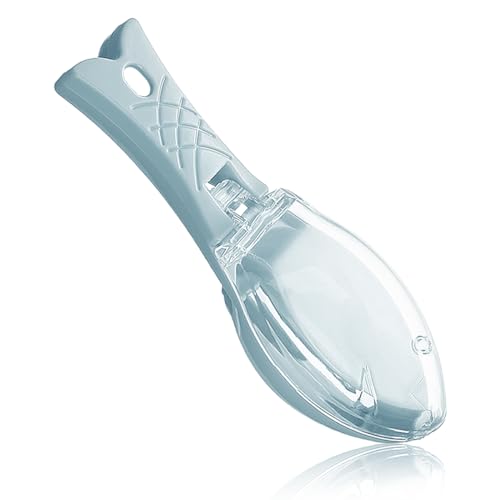 Multifunctional Fish Clean Scales Fish Killing Knife,Unique Fish-Themed Cleaning Tool (Blue)