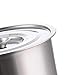 Imagen de Stockpot acero inoxidable de acero inoxidable fácil limpio limpio a alta temperatura resistente a la olla multifuncional de cocción con tapa para estofado de sopa condimento