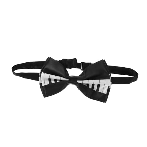 GALPADA Bow Ties for Men Unique Piano Key Tie Adjustable for Business Christmas Halloween
