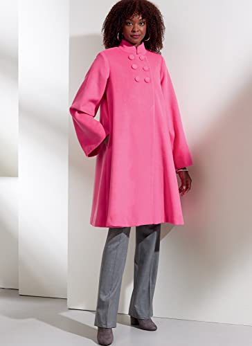 Vogue Patterns V1866F5 Misses Jacket F5 (16-18-20-22-24), Multicoloured, Sizes 16-18-20-22-24 - Image 4