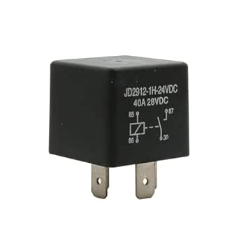 Relé Para Coche De 24V 80A 5 Pines, Modelo JD2912-1Z-24VDC – Ideal Para Camiones, Furgonetas O Instalaciones Eléctricas Pesadas