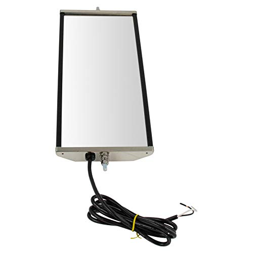 TRQ West Coast Mirror Heated 16x7 Stainless Steel Left or Right for HD Truck