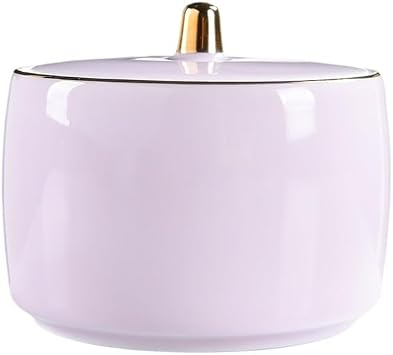 Tea Caddy Chinese Style Ceramic Tea Can with Lid Fine Candy Jar Table Top Jewelry Cosmetic Box Food Sealed Jar Kitchen Storage Container for Kitchen Storage Tea Coffee Sugar Color B