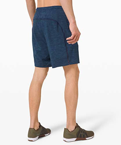 Lululemon Mens Pace Breaker Short (Heather Allover Iron Blue True Navy, Xl) #TOP2