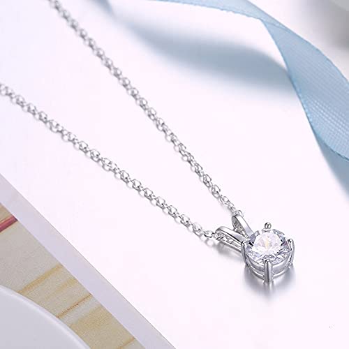 Collier en argent 925 étincelant avec cristaux durables - 6