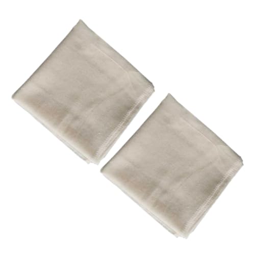 GLEAVI 2個 綿製無漂白チーズクロス 厚手で丈夫なキッチン用濾し布 ヨーグルト ミルースろ過に 簡単洗浄で繰り返し使用可能