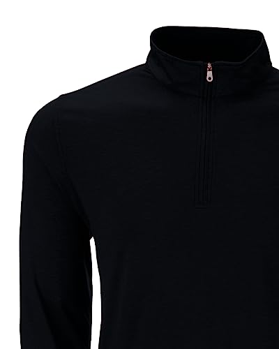 Men's Collegiate Premium Lightweight Stretchy Team Color 1/4 Zip Pullover3