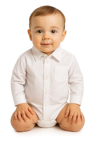 Little Things Unisex Baby Button Up Dress Shirt