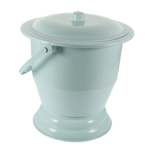 NOLITOY Chamber Pot for Boys and Girls and Adults Portable Urinal Pot Lid Lightweight Plastic Urine Bucket for Home Use
