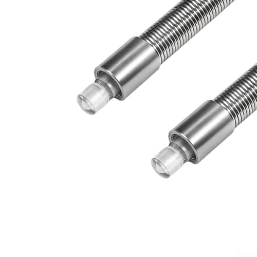 Tubo de leche de repuesto para WE8, para máquinas de café ENA 8, E6, D6, tubo de leche de acero inoxidable con manguera opaca de protección UV y conector para sistema de control de frío (HP3)