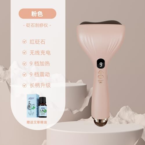 电动 Guasha Tool 刮痧板仪砭石按摩器摩颈肩面部刮 Portable Handheld Neck, Shoulder, Back Massager image 4