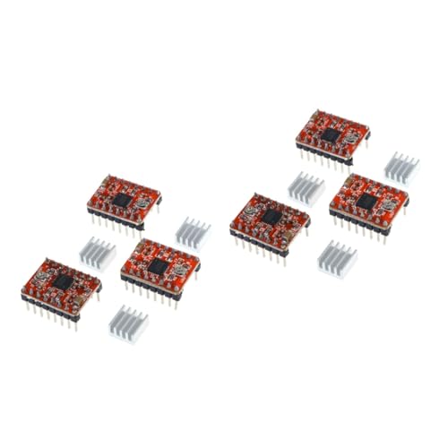 GLEAVI 6pcs Stepper Motor Driver Module Heat Sink for Printer and Engraving Machine Stepstick Stepper Motor Controller
