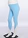 iiniim Maternity Women's Low Rise Under Belly Leggings Skinny Pregnant Comfy Stretch Fashion Activewear Light Blue Small