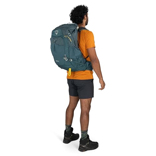 Osprey Manta 34L Men's Hiking Backpack with Hydraulics Reservoir - Hydration Pack with Water Bladder, Torrent Blue - Image 15
