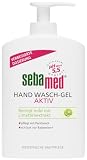 Sebamed Gel per lavaggio manuale attivo in dispenser igienico, confezione risparmio da 1 x 300 ml, protegge dai batteri