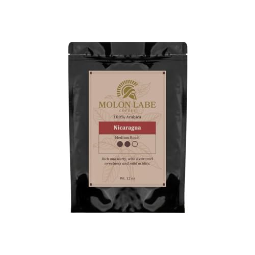 Molon Labe Coffee Nicaragua Whole Bean Coffee 12 oz miniatura 1