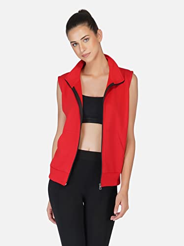 Image of UZARUS Women's Half Sleeves Cotton Fleece Premium Jacket