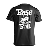 [アートワークスコウベ] 野球 Tシャツ 半袖 練習着 ドライ 野球 ベースボール 七転び八起き ユニセックス XL ブラック