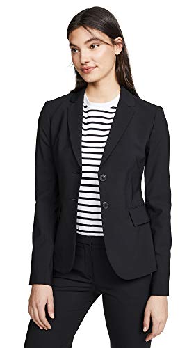 Theory Women's Carissa Blazer, Black, 00