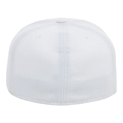Image of Lids Blank Premium Full Court w /Colored Under Visor Fitted Cap