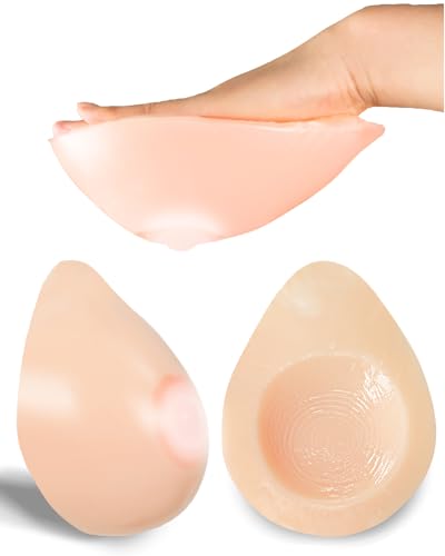 KUMIHO Fake Boobs Silicone Breast Forms for Crossdressers Transgender Cosplay Silicone Breast Female