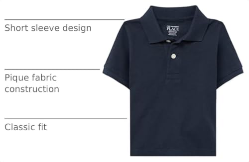 Image of The Children's Place Boys' Uniform Performance Polo