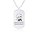 YZYN-XL BTS. Collana Cartoon Image Image Youth League Pattern Lettering Regali dei Gioielli del Pendente in Acciaio Inox per i Fan del Bangtan Boys (Color : Suga)