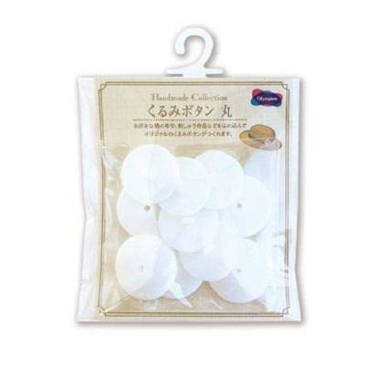 Bouton en noyer rond Olympus KB-2 fileté pour meubles et tiroirs