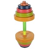 ELAYARD Mancuernas de Plástico para Ajustables con Relleno de Agua Equipo de Ejercicio Infantil para Entrenamiento de Brazos Juguete Deportivo para Gimnasia y Baile Kit de Pesas Seguras